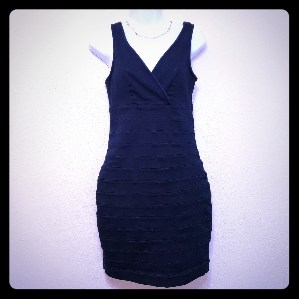 Flatterring Express denim dress